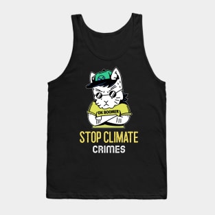 Stop Climate Crimes- angry Tank Top